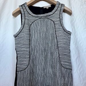 Banana Republic W Sleeveless Top Sz 12 Black and White